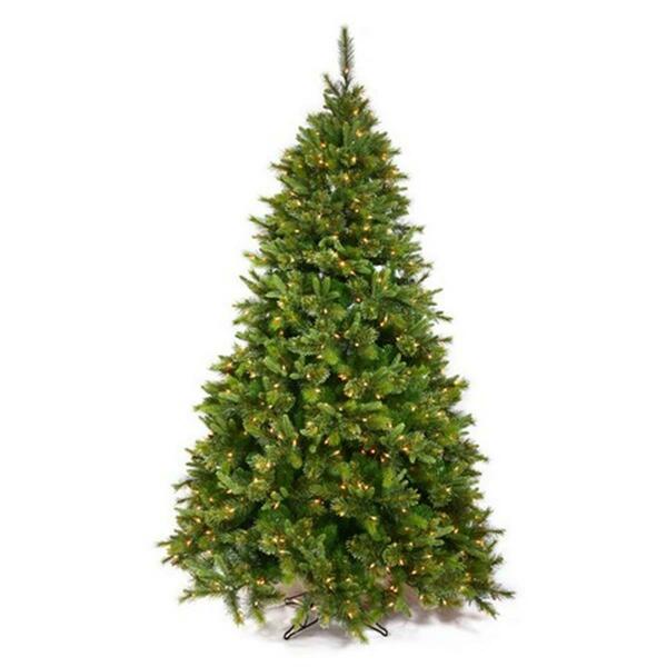 Go-Go 9.5 ft. x 67 in. Pre-Lit Cashmere Mixed Pine Artificial Christmas Tree - Clear Dura Lights GO72742